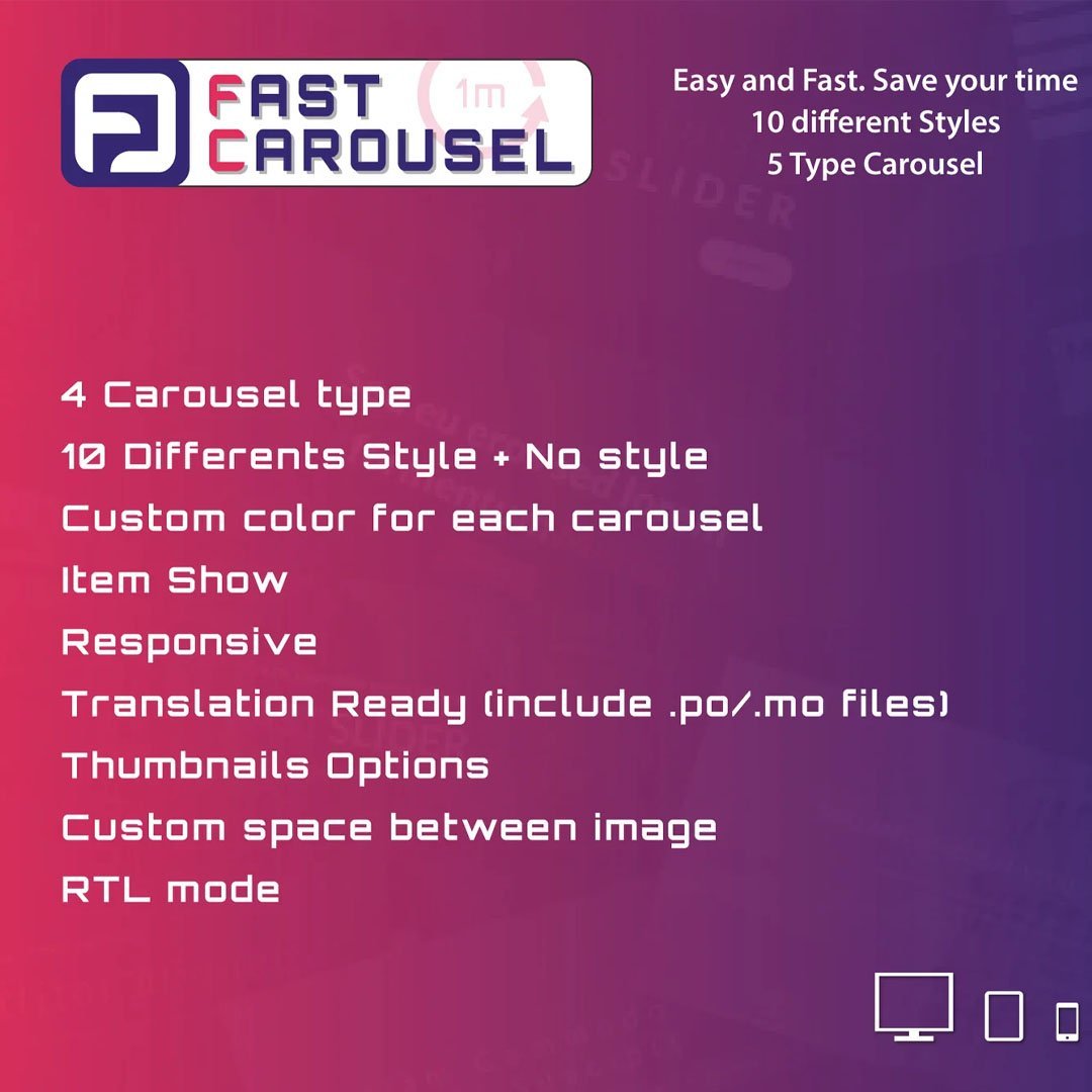 Fast Carousel for Elementor - WordPress Plugin
