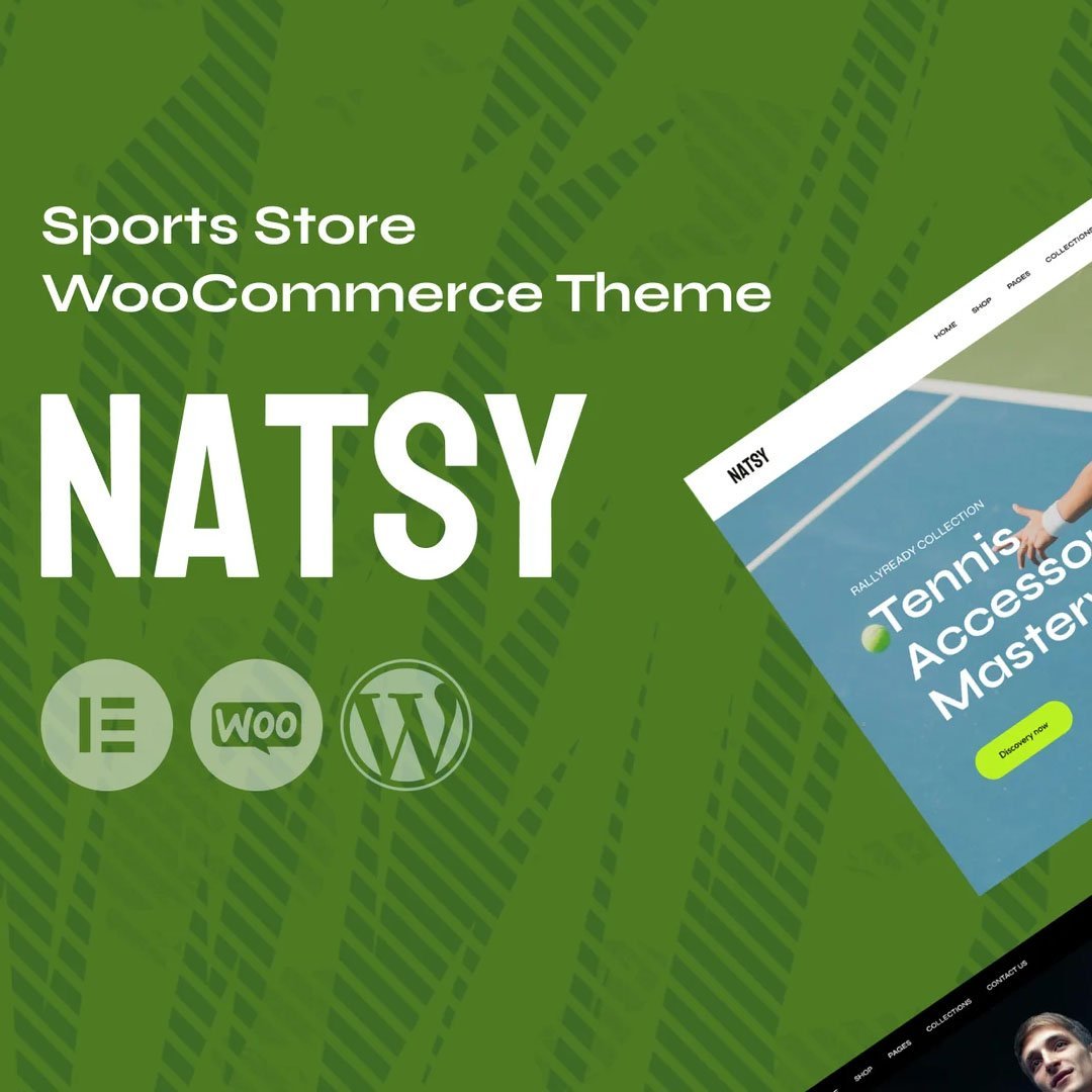 Natsy - Sports Store WooCommerce Theme