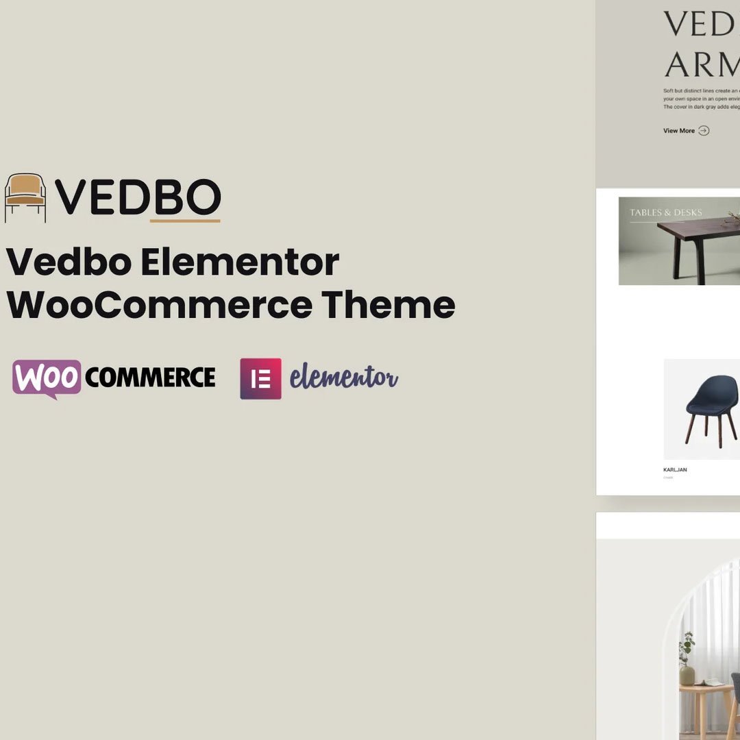 VEDBO - Elementor WooCommerce Theme
